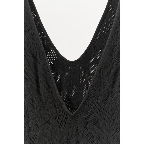 ZARA SEAMLESS LACE JUMPSUIT - Picture 5 of 5